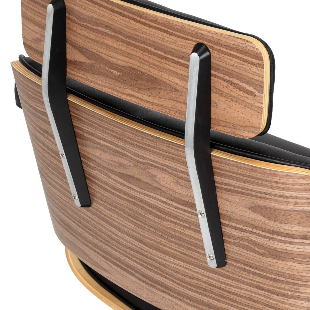Sillón de peluquería Gabbiano Florence Nogal Negro Oro - imagen 6
