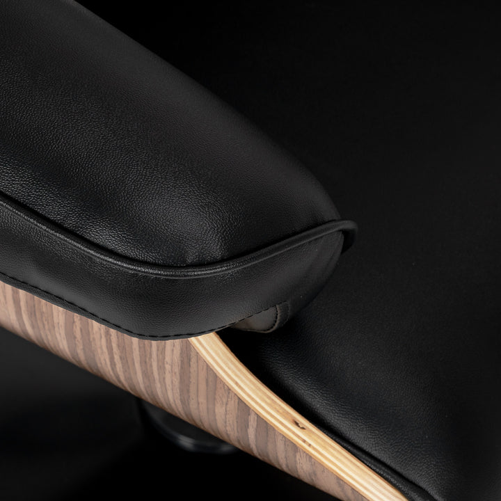 Sillón de peluquería Gabbiano Florence Nogal Negro Oro - imagen 8