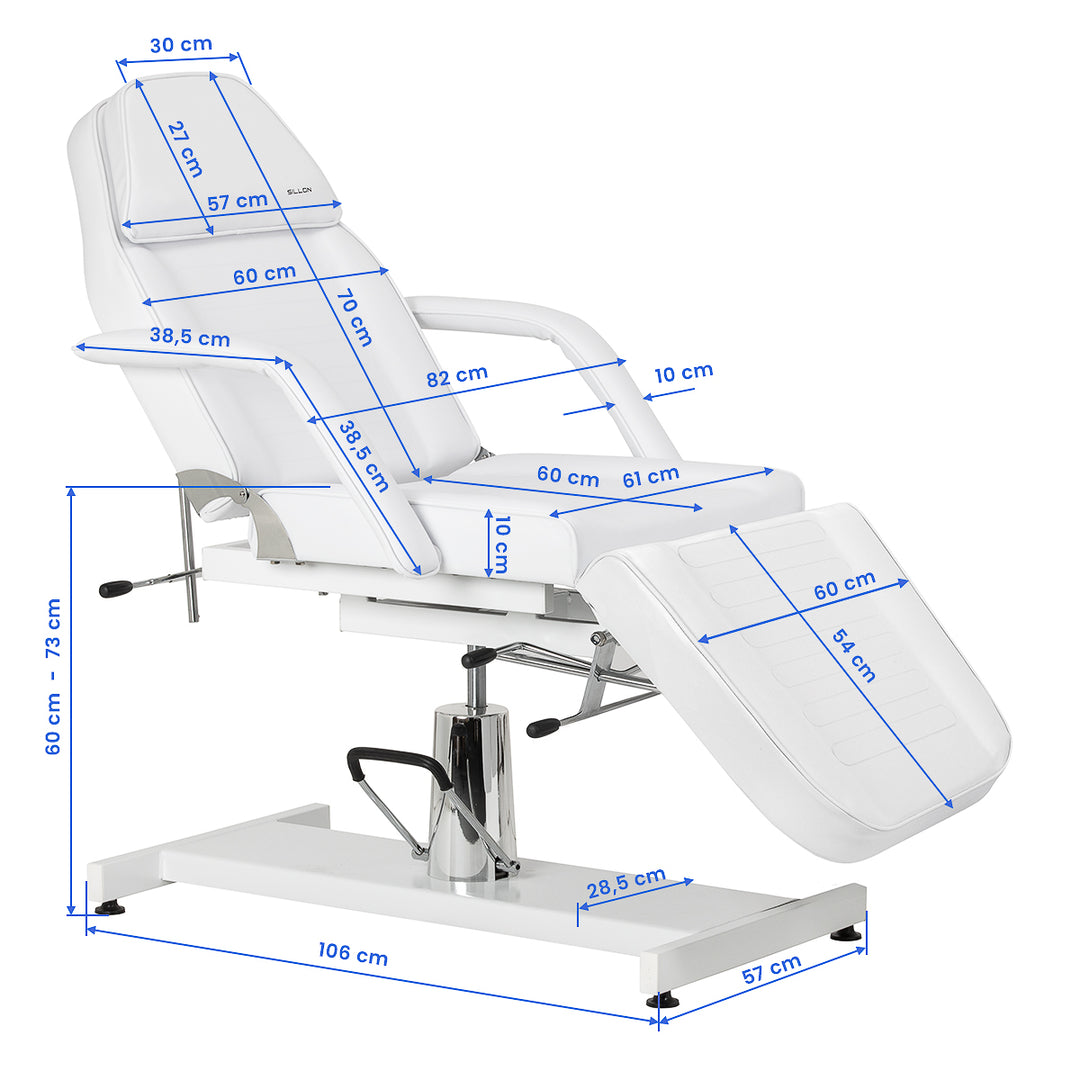 Sillón Hidráulico Sillon 210 Inclinable Blanco - imagen 17