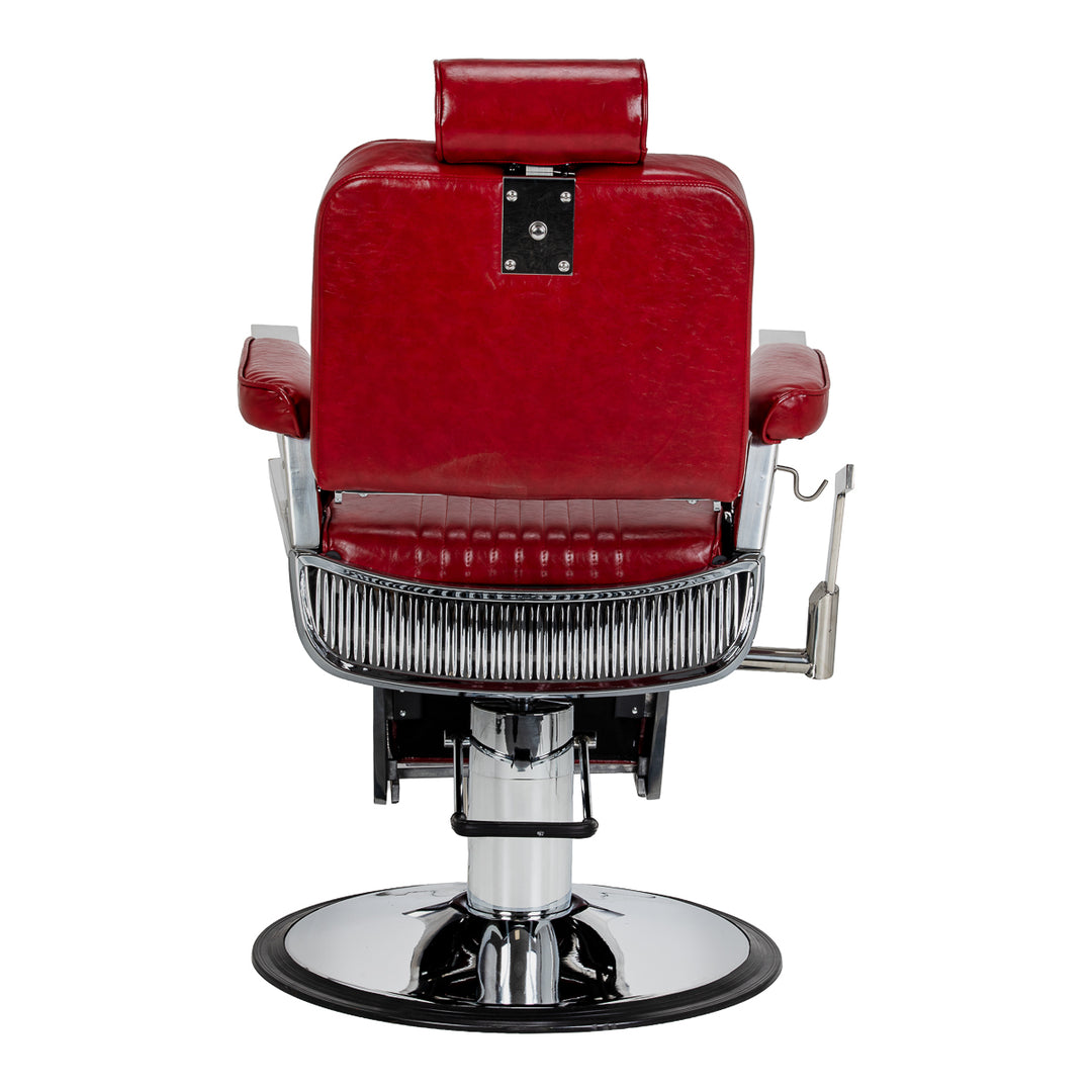 Sillón de barbero Gabbiano Royal X Rojo - imagen 3