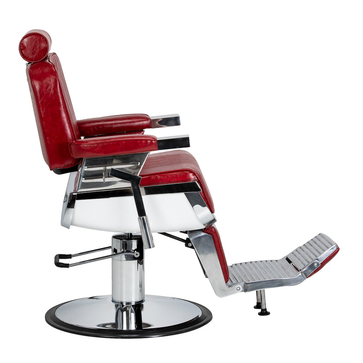 Sillón de barbero Gabbiano Royal X Rojo - imagen 4