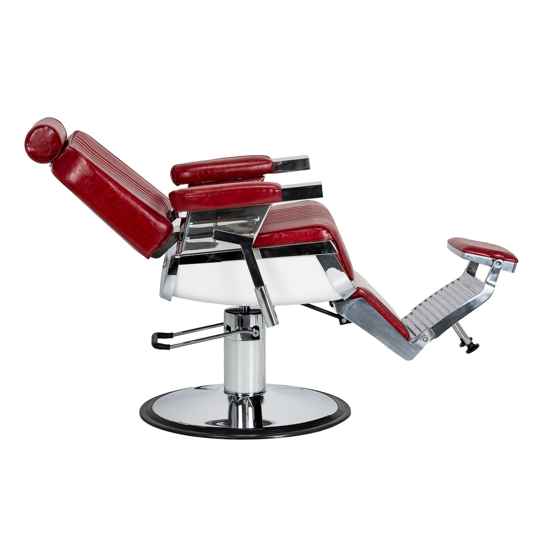 Sillón de barbero Gabbiano Royal X Rojo - imagen 5