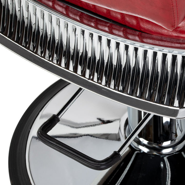 Sillón de barbero Gabbiano Royal X Rojo - imagen 10