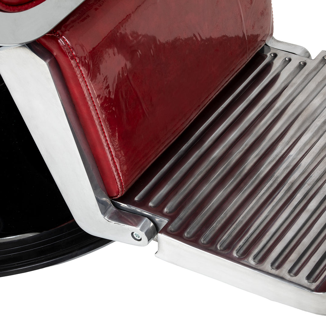 Sillón de barbero Gabbiano Royal X Rojo - imagen 11
