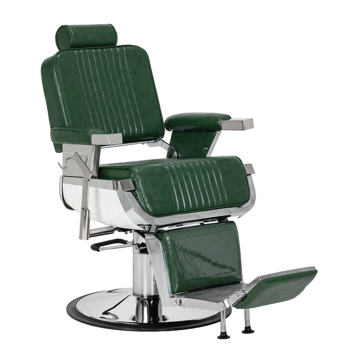 Sillón de barbero Gabbiano Royal X Verde