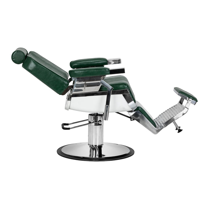 Sillón de barbero Gabbiano Royal X Verde - imagen 5