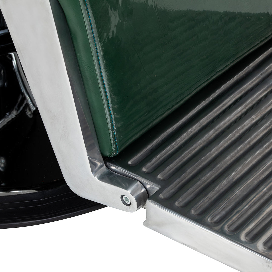 Sillón de barbero Gabbiano Royal X Verde - imagen 11
