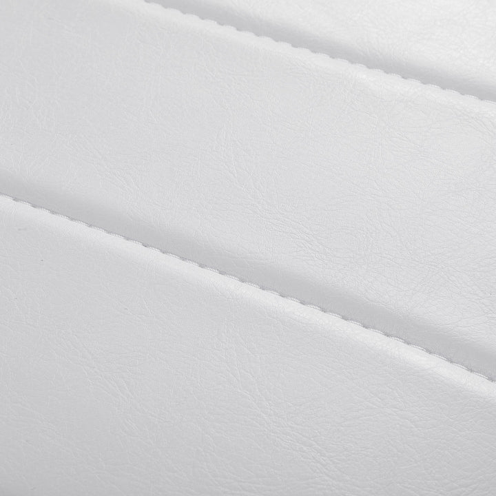 Taburete con Ruedas y Respaldo Giovanni Y08 Blanco - imagen 7