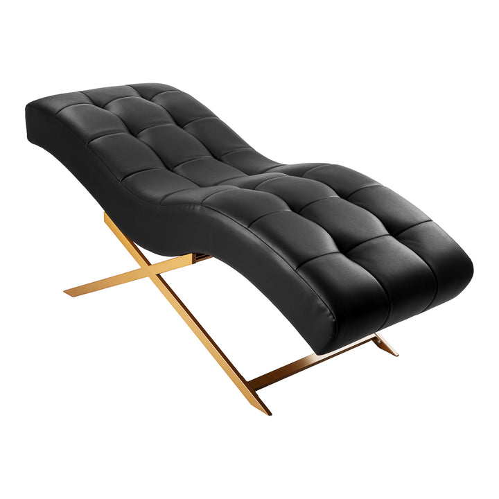 Camilla Pestañas Sillon Alba Negro-Oro - imagen 2