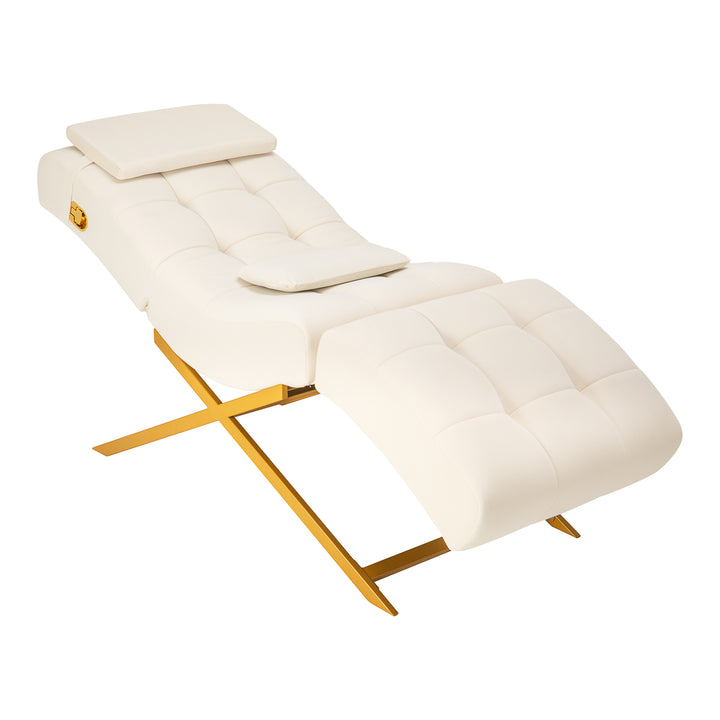 Camilla Pestañas Sillon Umbra Blanco-Oro
