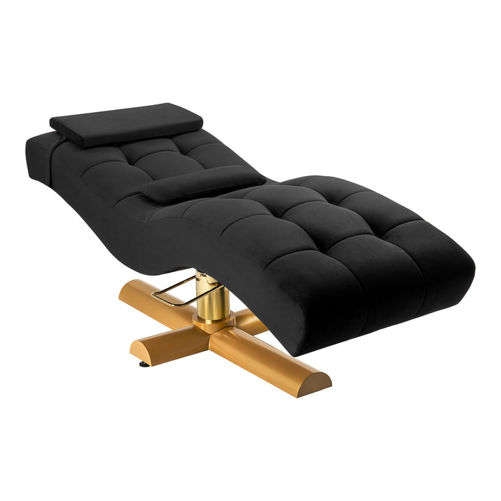 Camilla Pestañas Sillon Corona Negro-Oro