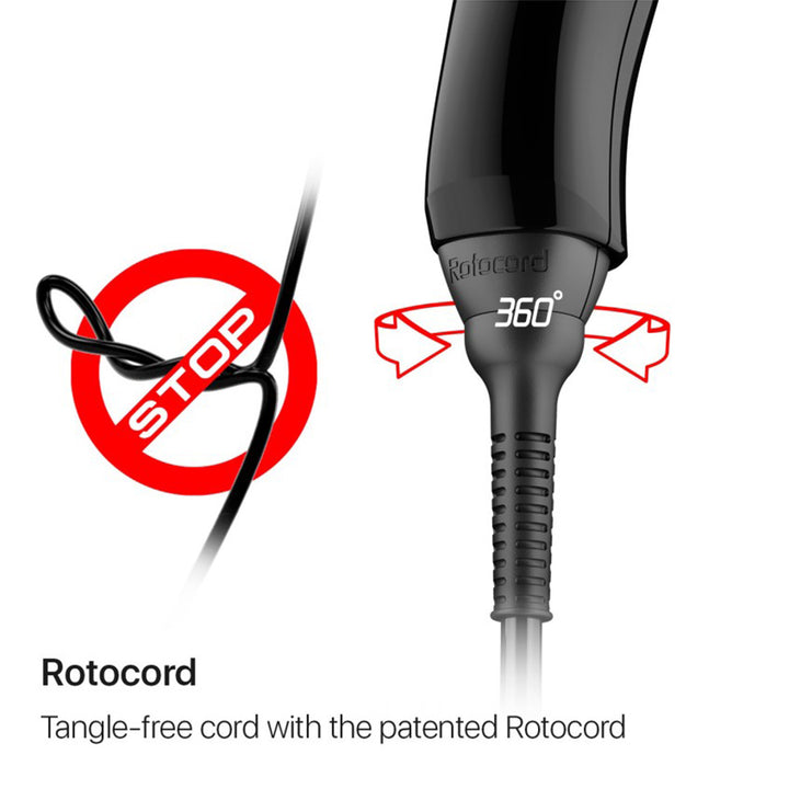 Secador de pelo Valera Silent Jet 8500 Iónico 2000W Rotocord Negro - imagen 2