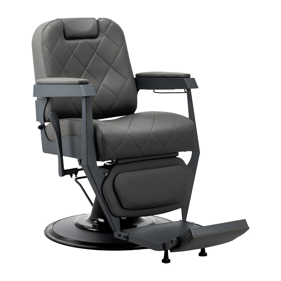 Sillón de Barberia Gabbiano Bruno Gris-Gris