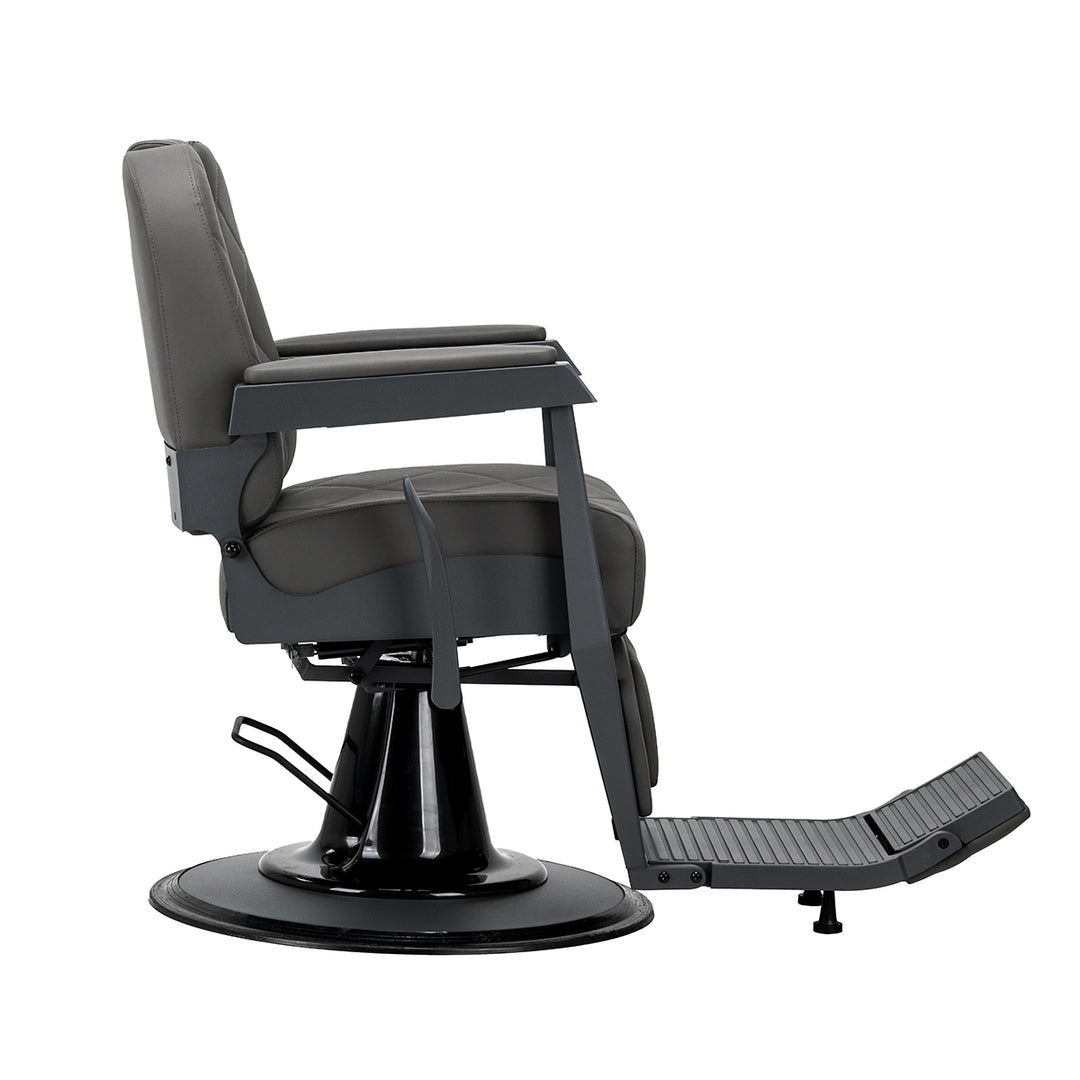 Sillón de Barberia Gabbiano Bruno Gris-Gris
