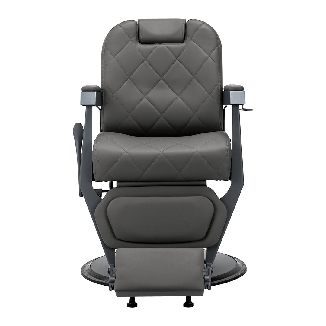 Sillón de Barberia Gabbiano Bruno Gris-Gris