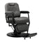 Sillón de Barberia Gabbiano Bruno Gris-Negro