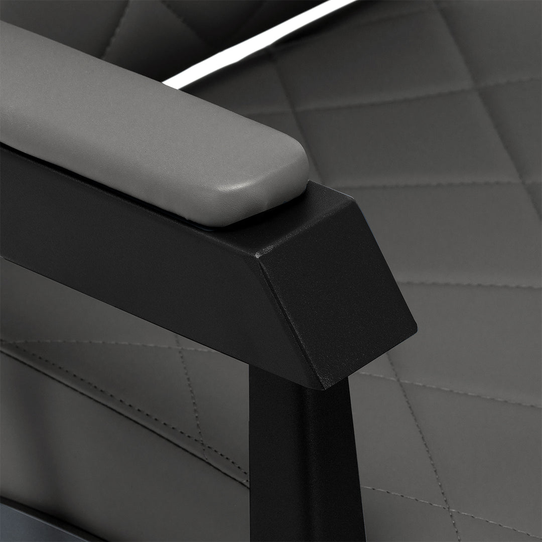 Sillón de Barberia Gabbiano Bruno Gris-Negro