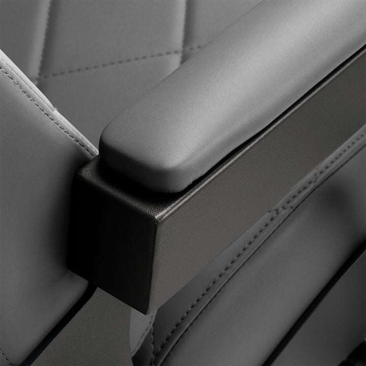 Sillón de Barberia Gabbiano Bruno Gris-Negro