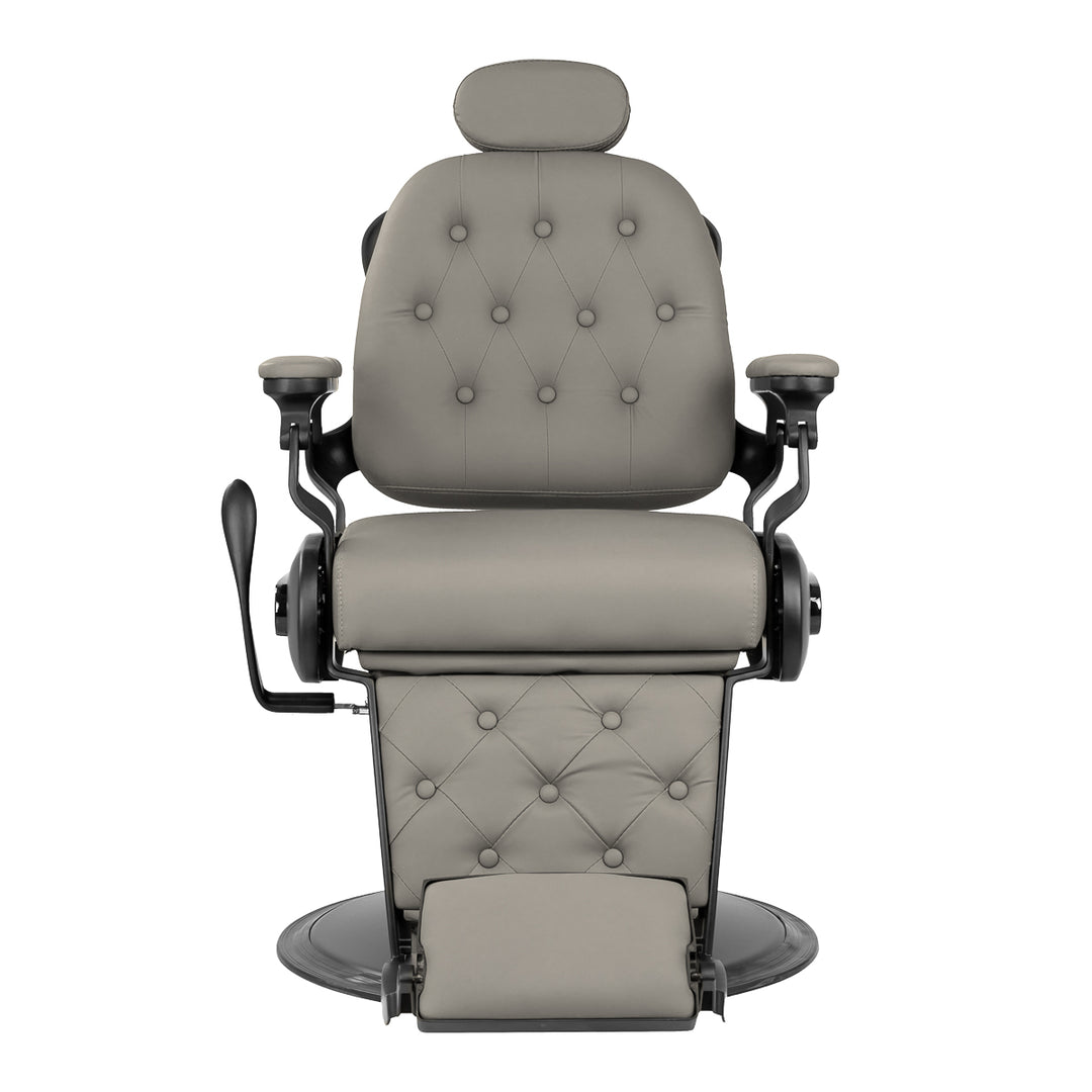 Sillón de barbero Gabbiano Francesco Gris-Negro - imagen 2