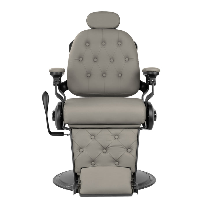 Sillón de barbero Gabbiano Francesco Gris-Negro - imagen 2