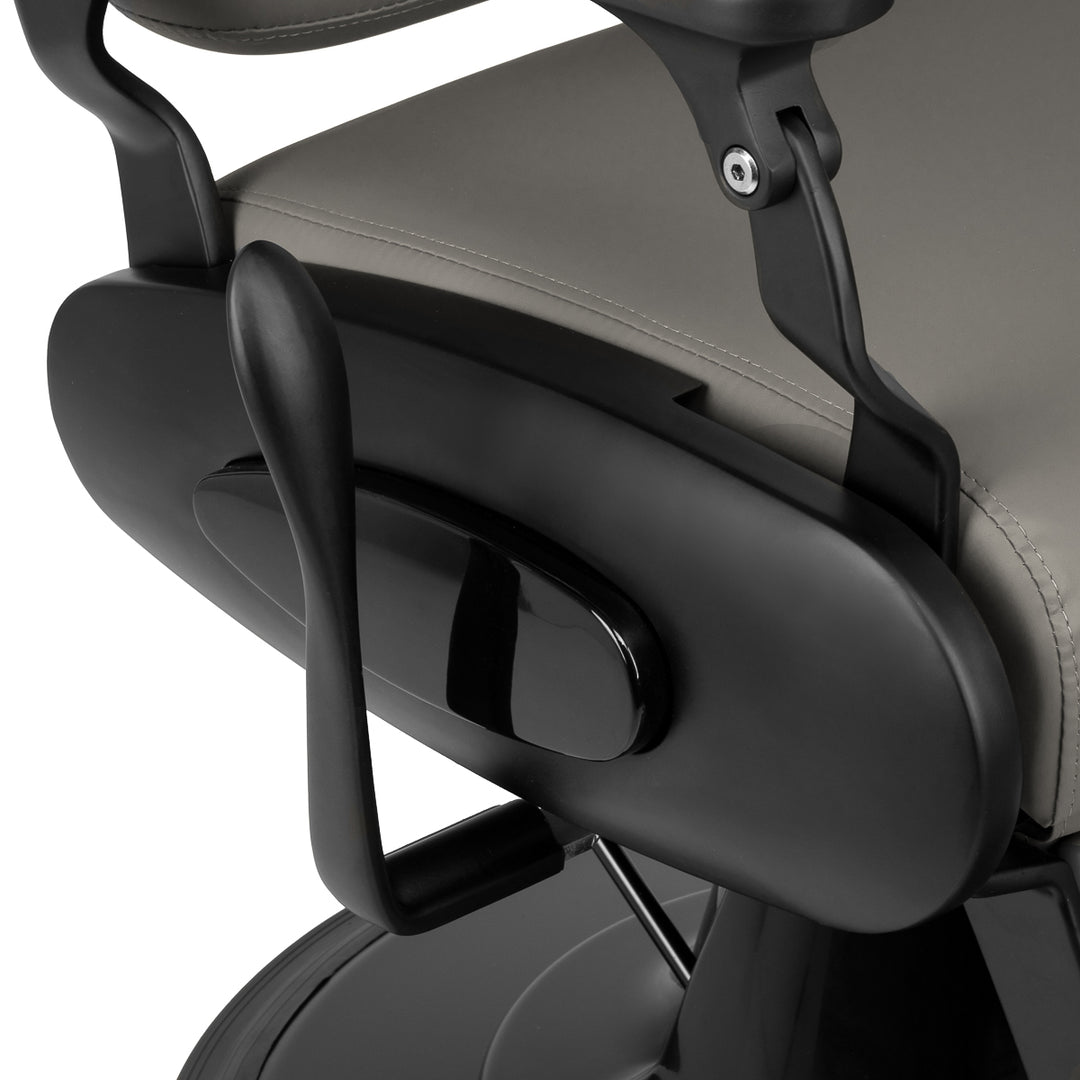 Sillón de barbero Gabbiano Francesco Gris-Negro - imagen 7