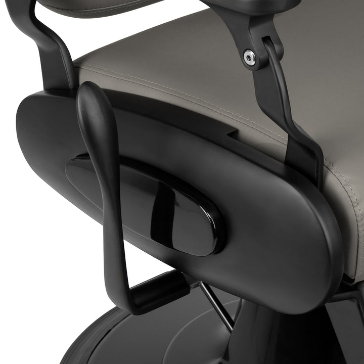 Sillón de barbero Gabbiano Francesco Gris-Negro - imagen 7