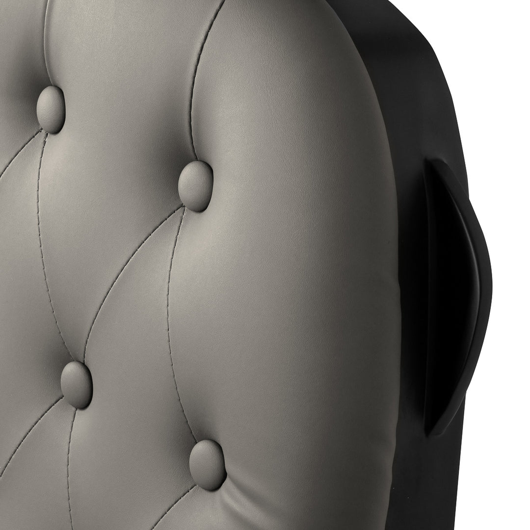 Sillón de barbero Gabbiano Francesco Gris-Negro - imagen 13