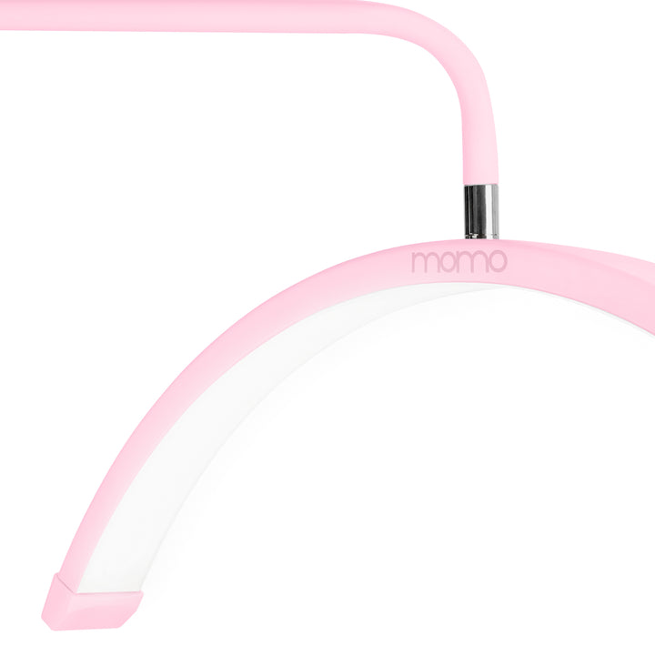Lámpara Pestañas LED con Trípode y Color e Intensidad de Luz Ajustables Momo Moon MX6 Rosa