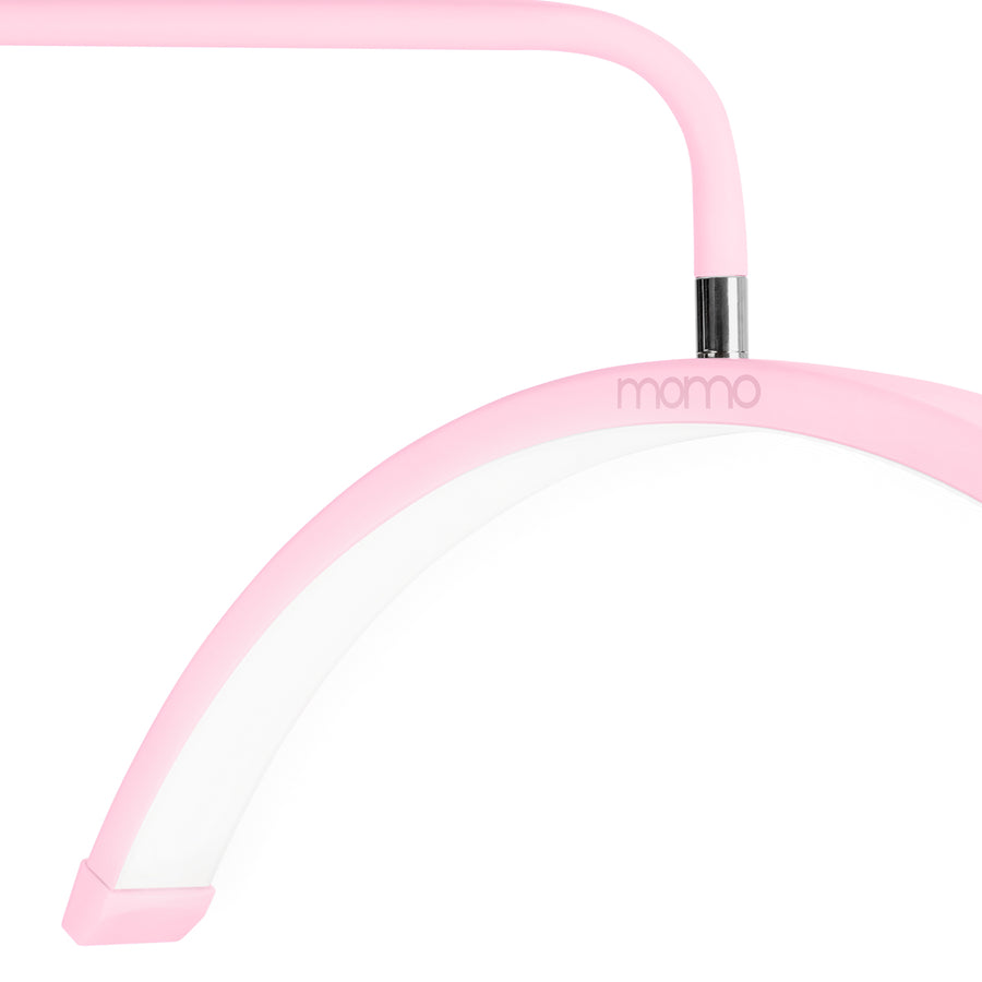 Lámpara Pestañas LED con Trípode y Color e Intensidad de Luz Ajustables Momo Moon MX6 Rosa