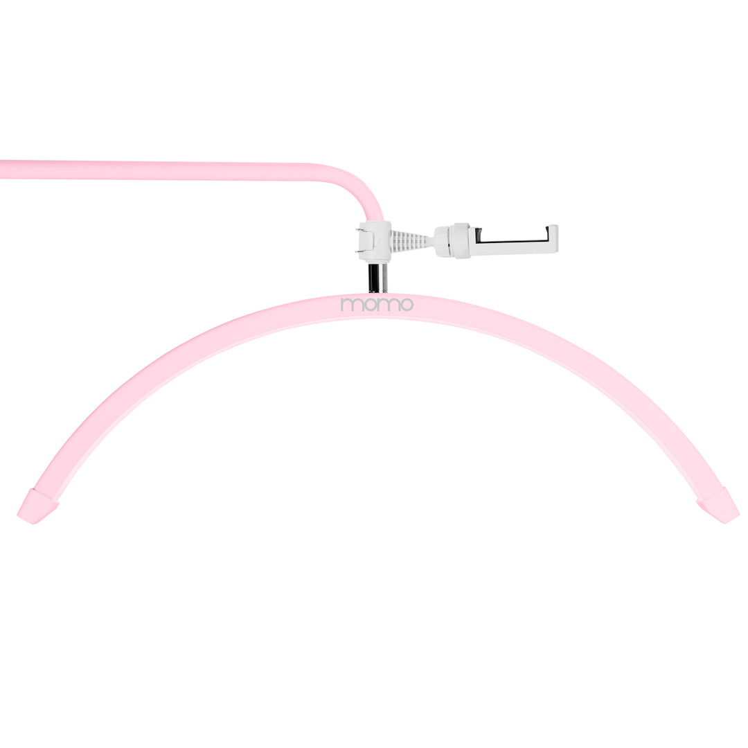 Lámpara Pestañas LED con Trípode y Color e Intensidad de Luz Ajustables Momo Moon MX6 Rosa - imagen 2