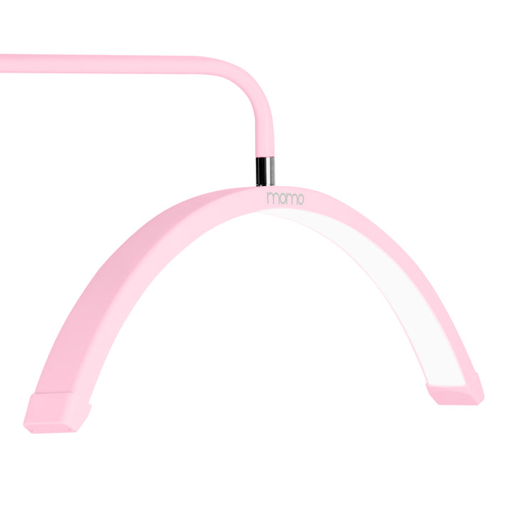 Lámpara Pestañas LED con Trípode y Color e Intensidad de Luz Ajustables Momo Moon MX6 Rosa - imagen 7