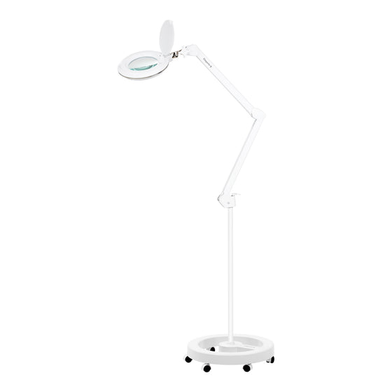 Lámpara Lupa LED 60 SMD 3D con Pie Elegante 6031 Blanca