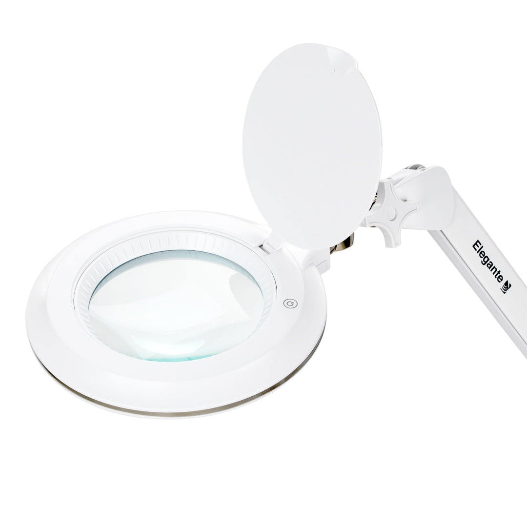 Lámpara Lupa LED 60 SMD 3D con Pie Elegante 6031 Blanca - imagen 6
