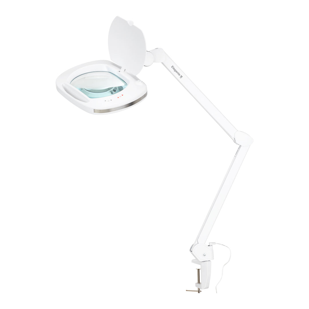Lámpara Lupa LED 60 SMD con Abrazadera Elegante 6030 Blanca