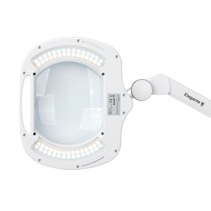 Lámpara Lupa LED 60 SMD con Abrazadera Elegante 6030 Blanca - imagen 6