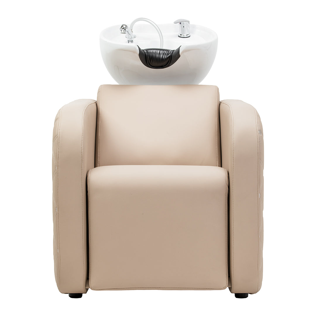 Lavacabezas Gabbiano Sylvia Plus con Masaje y Reposapiés Eléctrico Beige - imagen 5