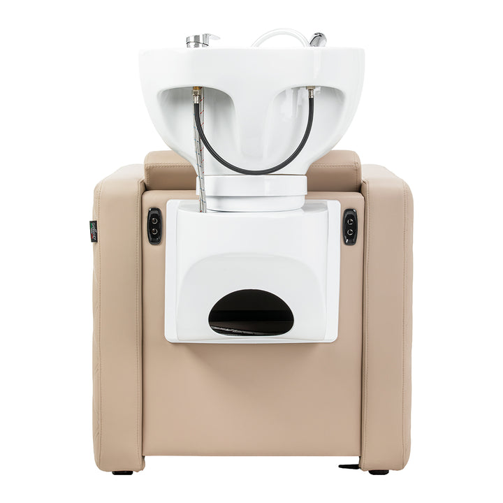 Lavacabezas Gabbiano Sylvia Plus con Masaje y Reposapiés Eléctrico Beige - imagen 6