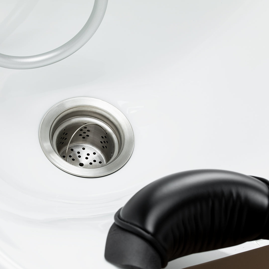 Lavacabezas Gabbiano Sylvia Plus con Masaje y Reposapiés Eléctrico Beige - imagen 8
