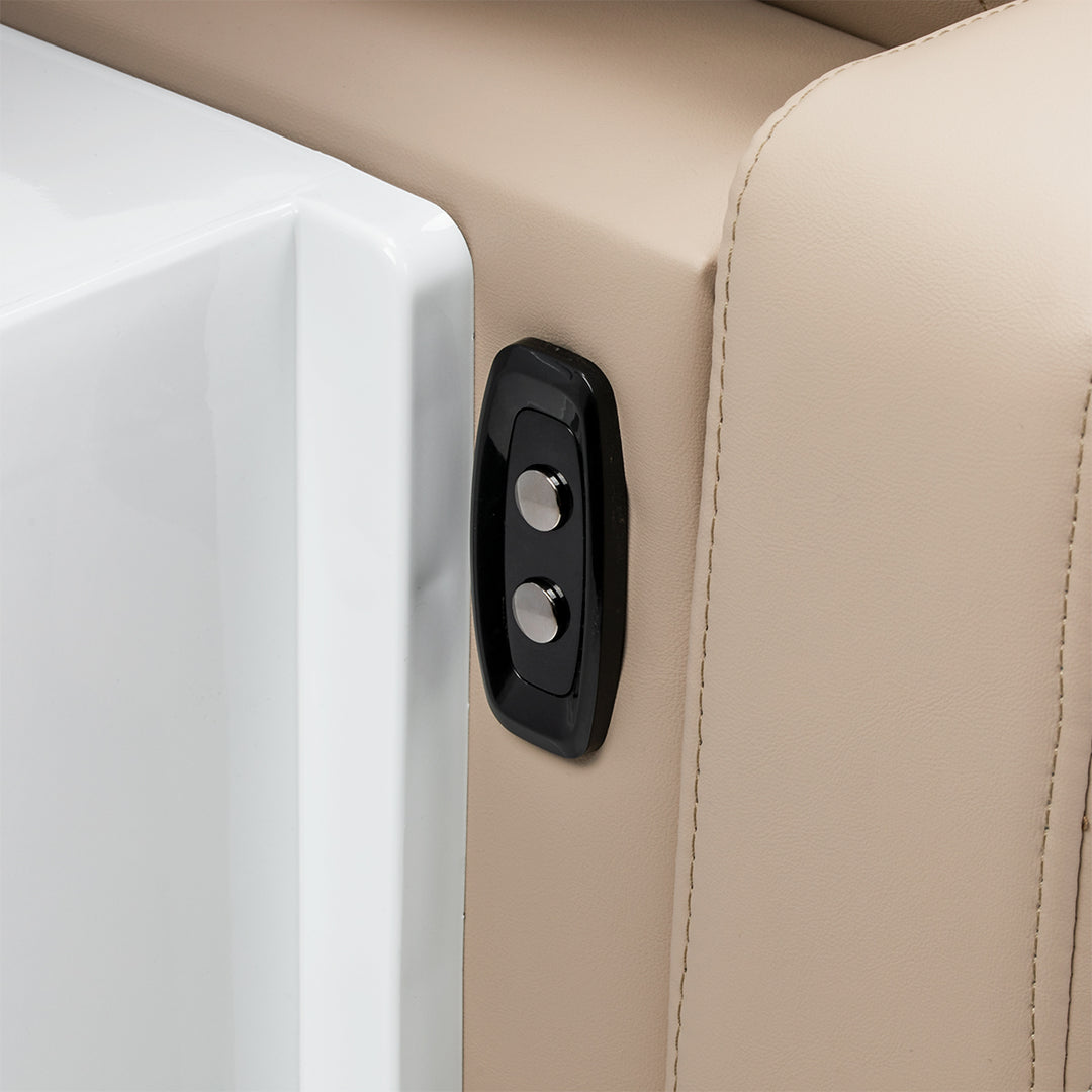 Lavacabezas Gabbiano Sylvia Plus con Masaje y Reposapiés Eléctrico Beige - imagen 16