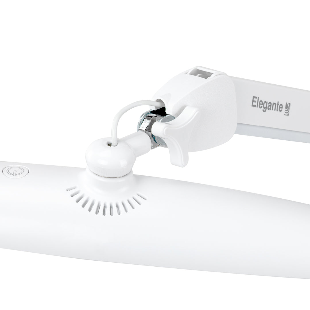 Lámpara LED con Abrazadera Elegante Blanca - imagen 3