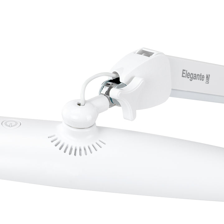 Lámpara LED con Abrazadera Elegante Blanca - imagen 3
