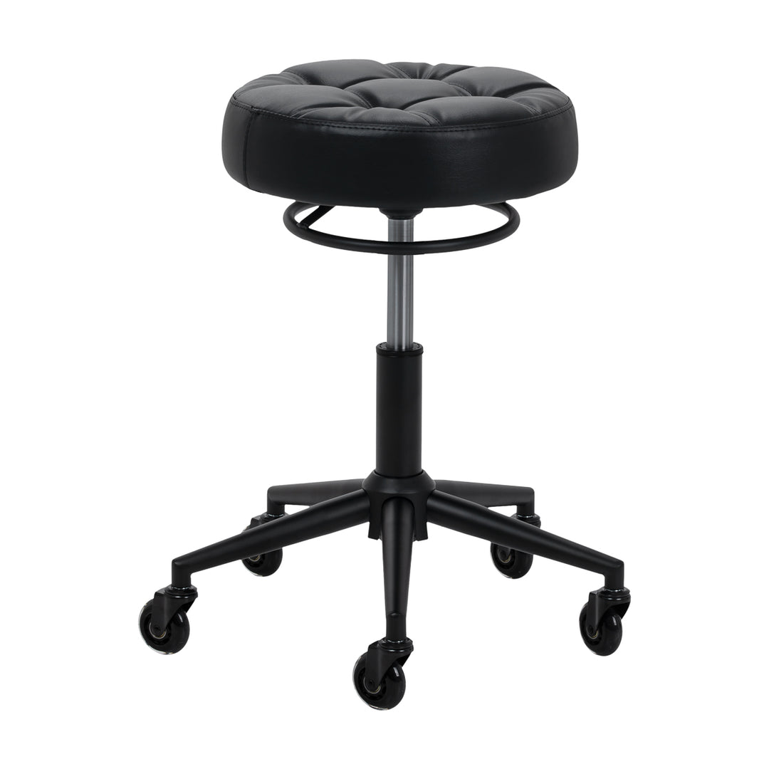 Taburete con Ruedas Gabbiano D054 Negro - imagen 2