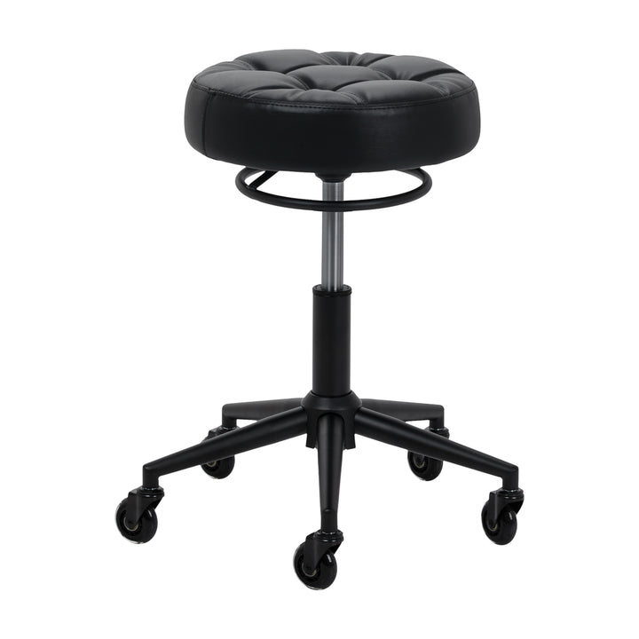 Taburete con Ruedas Gabbiano D054 Negro - imagen 2