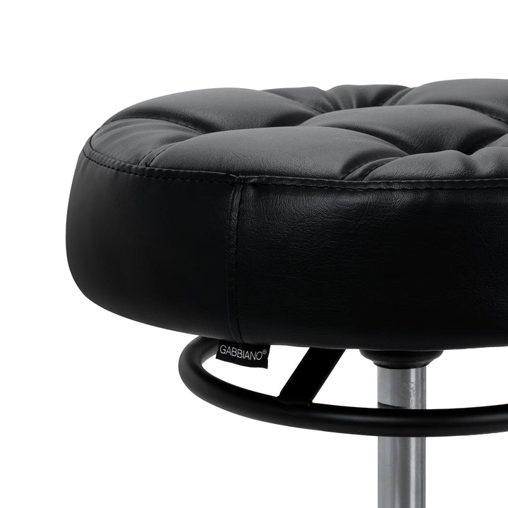 Taburete con Ruedas Gabbiano D054 Negro - imagen 3