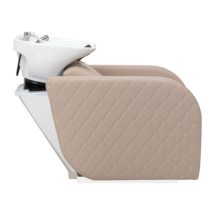Lavacabezas Gabbiano Ines con Masaje y Reposapiés Eléctrico Beige - imagen 4