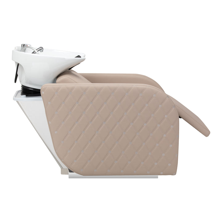 Lavacabezas Gabbiano Ines con Masaje y Reposapiés Eléctrico Beige - imagen 5