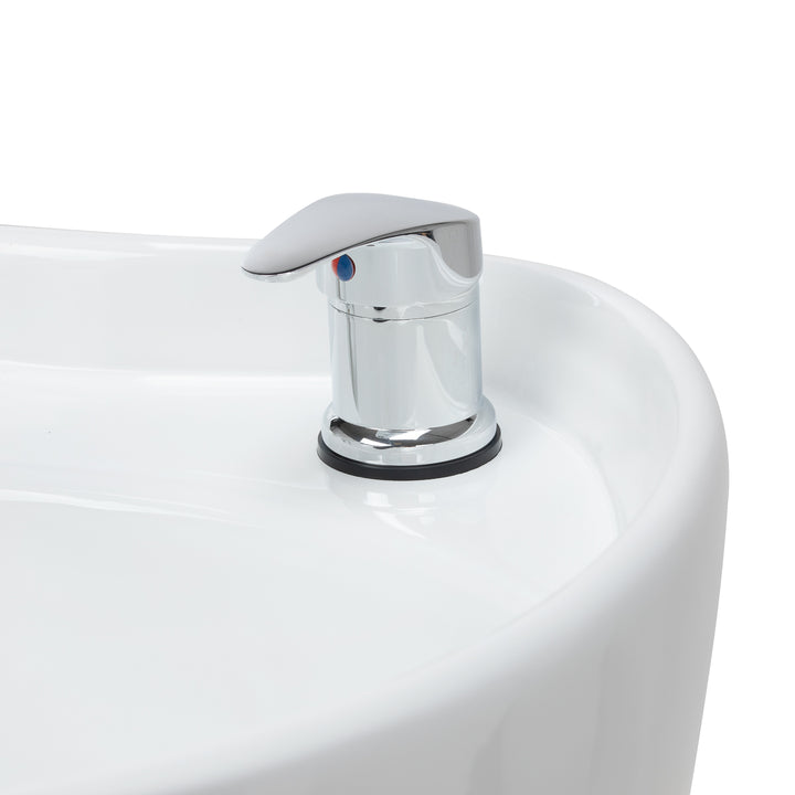 Lavacabezas Gabbiano Ines con Masaje y Reposapiés Eléctrico Beige - imagen 11