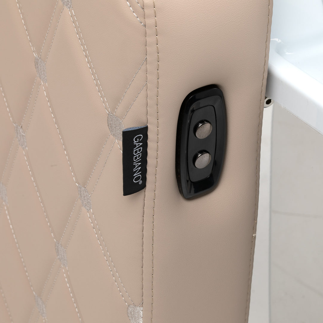 Lavacabezas Gabbiano Ines con Masaje y Reposapiés Eléctrico Beige - imagen 13