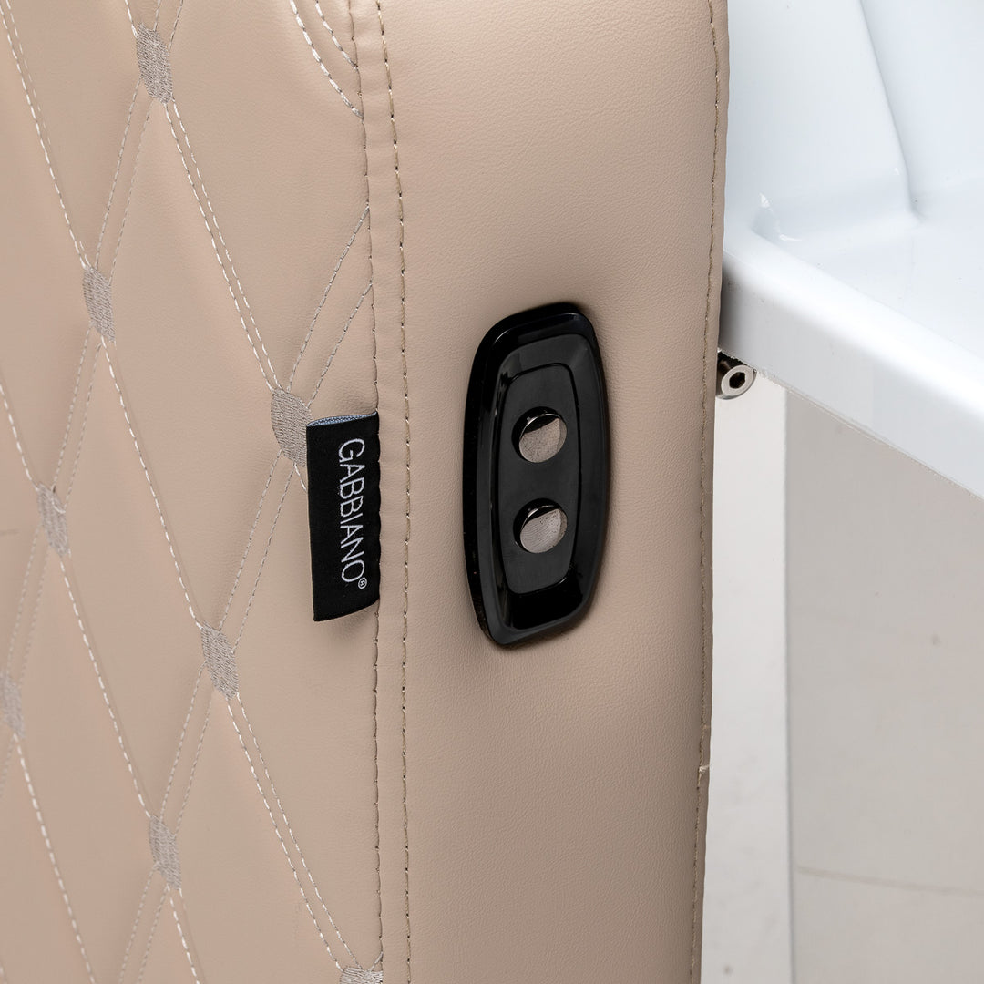 Lavacabezas Gabbiano Ines con Masaje y Reposapiés Eléctrico Beige - imagen 14