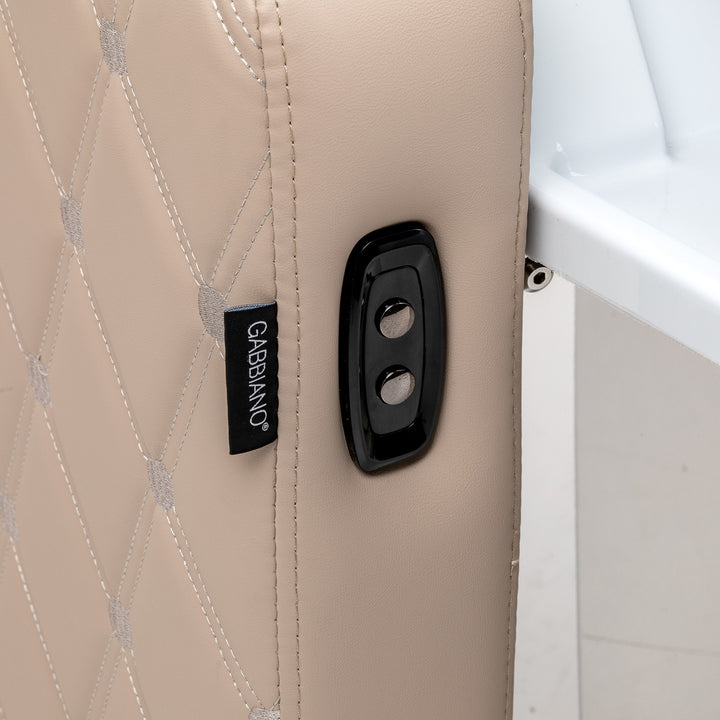 Lavacabezas Gabbiano Ines con Masaje y Reposapiés Eléctrico Beige - imagen 14